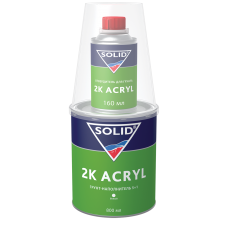 Акриловый грунт-наполнитель для авто Solid 5+1 2K Acryl, белый